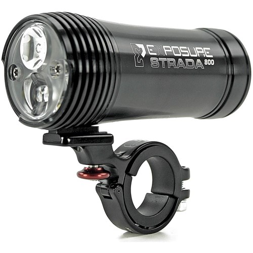 Exposure Strada 900 Road Specific Rechargeable Front Light Including Remote Switch With DayBright - 800 Lumens