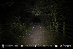 Exposure Axis Mk5 Rechargeable Front Light with TAP Technology - 1000 Lumens