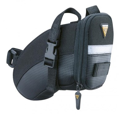 Tredz Limited TOPEAK Topeak Aero Wedge Saddle Bag With Straps - Large