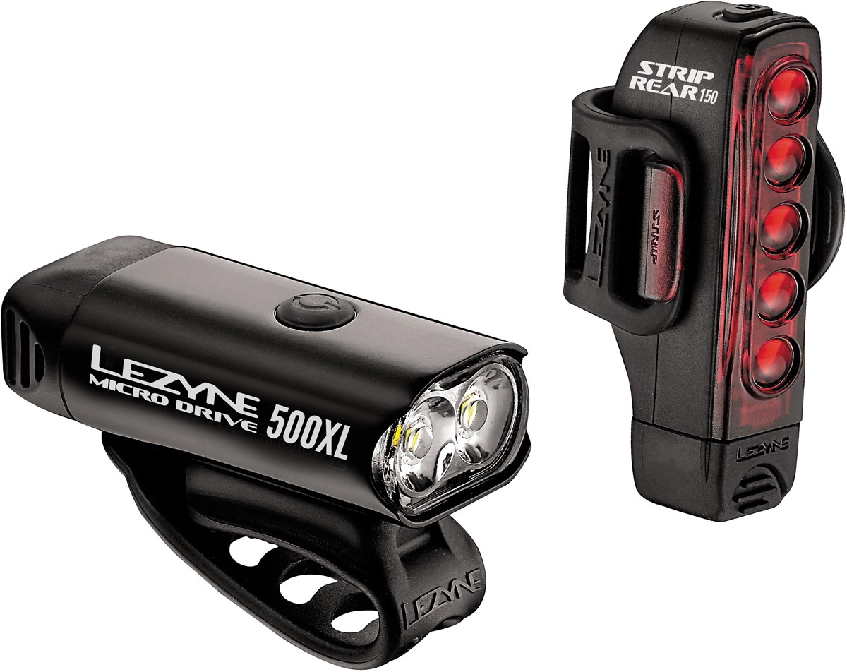 Lezyne Micro Front 500/Strip Rear 150 Set product image
