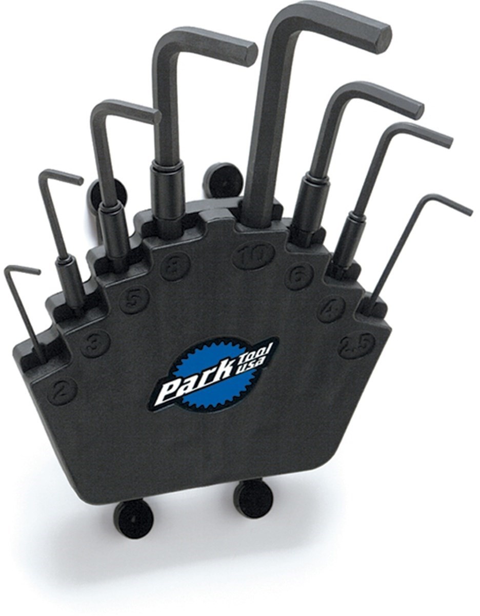 Park Tool HXS2 Professional Hex Wrench Set With Bench Mount / Wall Mount Holder product image