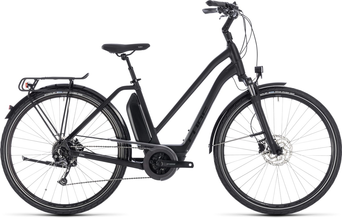 Cube Town Hybrid Sport 400 Trapeze Womens 2018 - Electric Hybrid Bike product image