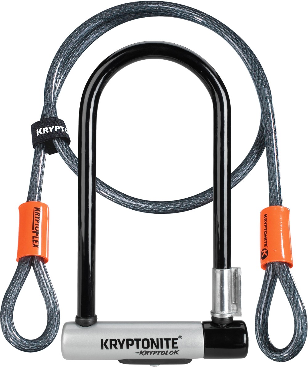 Kryptolok Standard U-Lock with 4 Foot Kryptoflex Cable - Sold Secure Gold image 0