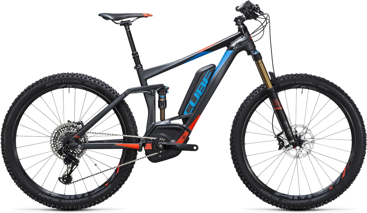 Cube Stereo Hybrid 140 HPA SL 500 27.5" - Nearly New - 22" 2017 - Electric Mountain Bike product image