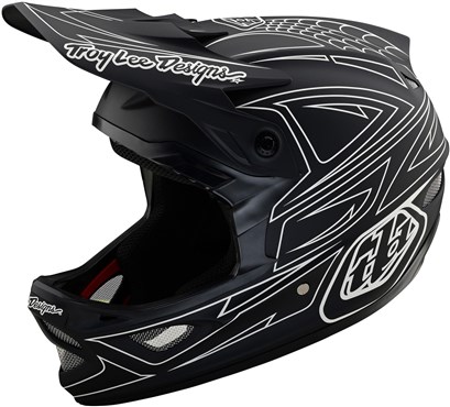 Troy Lee Designs D3 Fibrelite Full Face BMX / MTB Cycling Helmet