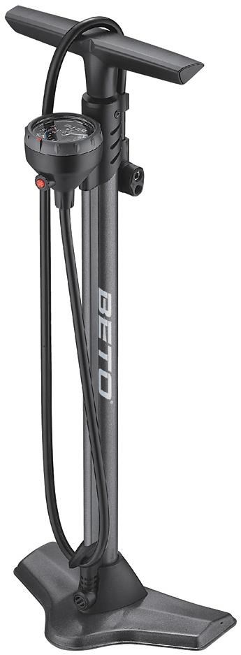 Beto CMP161SGB Steel Floor Pump with Gauge & Bleed Valve product image