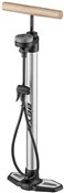Beto MP153AGW Alloy Floor Pump with Gauge & Wooden Handle