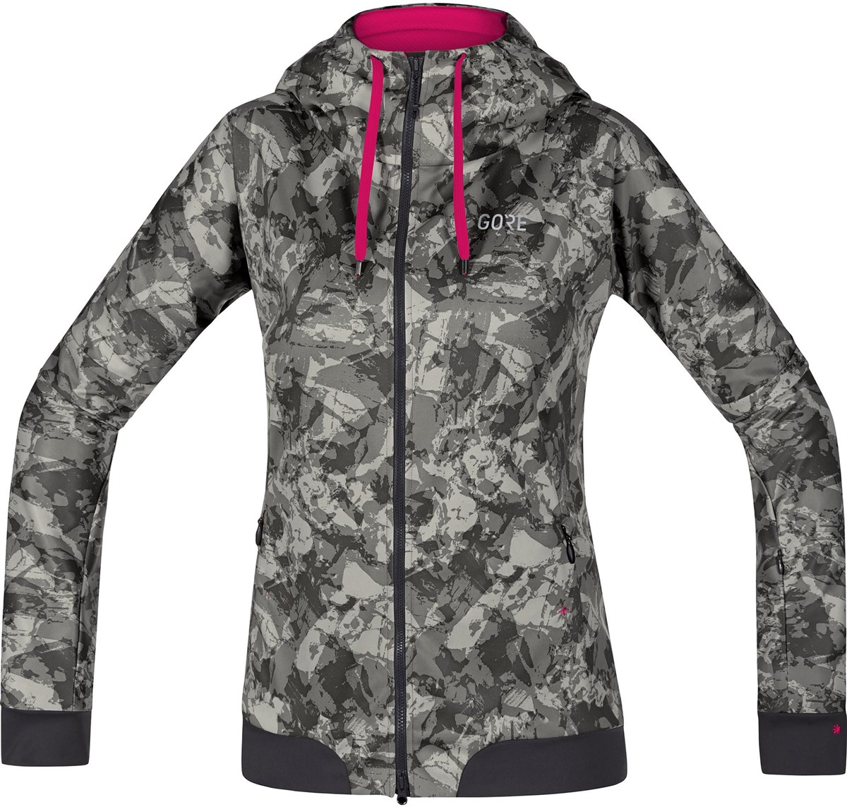 Gore C5 Windstopper Trail Camo Hooded Womens Jacket product image