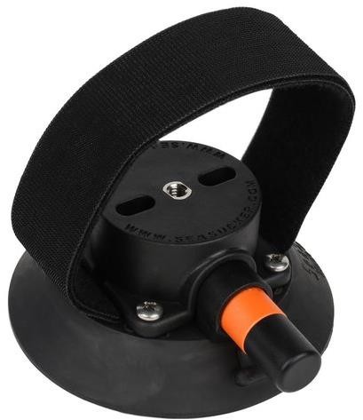 Compact 4.5inch Vacuum Mount with Strap for Rear Wheels image 0