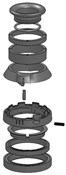Acros Ai-70 Fiber Canyon/i-Lock Complete Upper and Lower