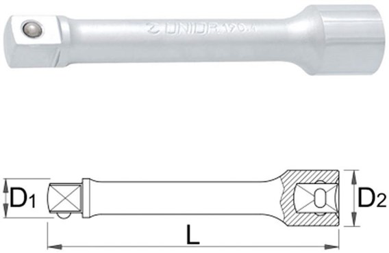 Unior Extension Bar - 190.4/1 1/2 inch Unior Extension Bar - 190.4/1 1/2 inch