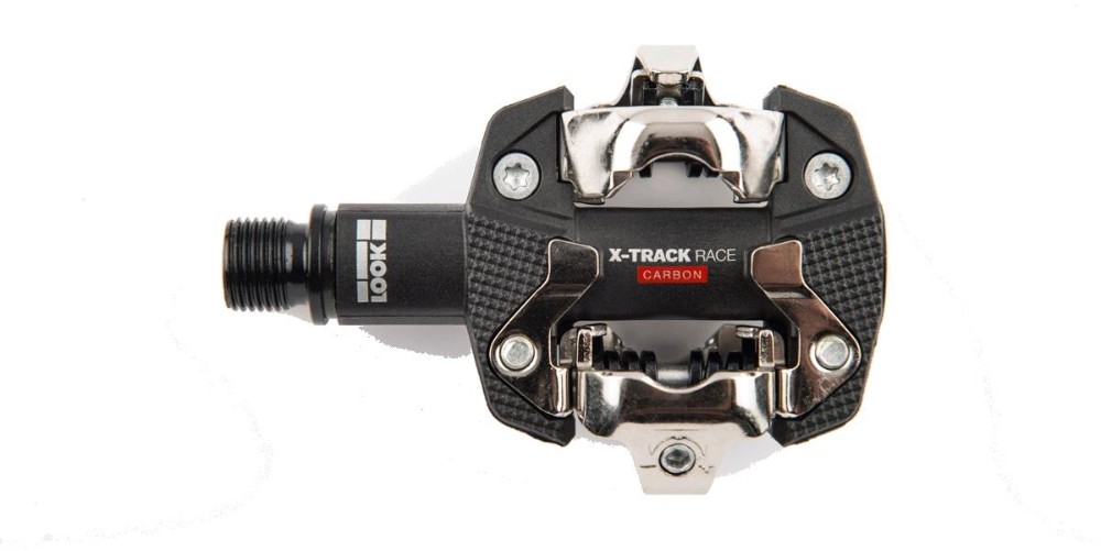 X-Track Race Carbon MTB Pedals with Cleats image 1