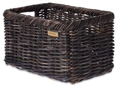 Product image for Basil Noir Rattan Bike Basket