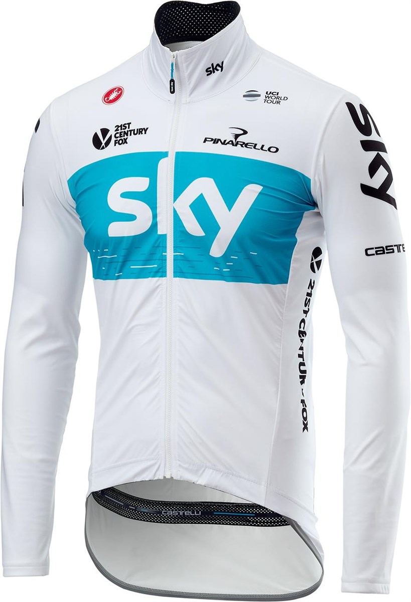 Castelli Team Sky Pro Fit Light Rain Long Sleeve Jersey product image