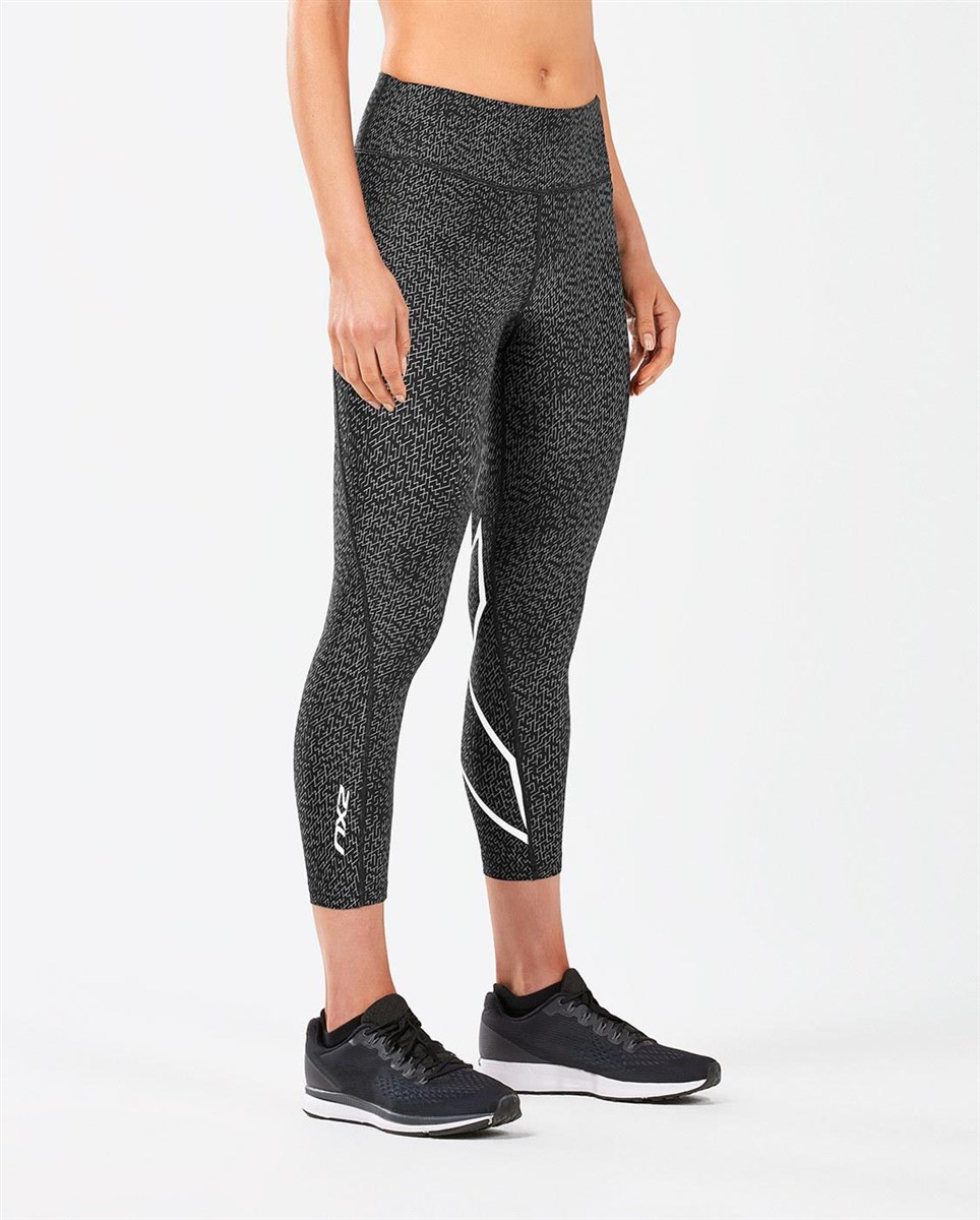 2XU Mid-Rise Print Womens Compression Tights product image