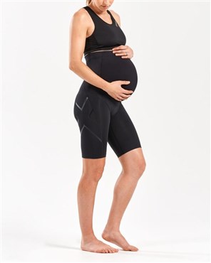 2XU Prenatal Womens Active Compression Shorts