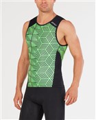 2XU Perform Rear Zip Singlet