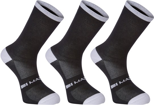 Tredz Limited Madison Freewheel Coolmax Long Socks Triple Pack