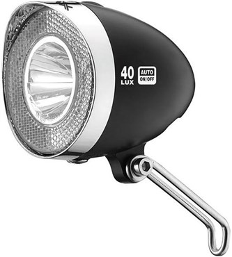 XLC Headlights LED Retro 40L with Switch, Sidelight and Sensor (CL-D04)