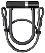 AXA Bike Security Newton Mini U-Lock + Cable 100/8