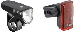 AXA Bike Security Greenline 35 Lux Light Set