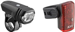 AXA Bike Security Greenline 50 Lux Light Set