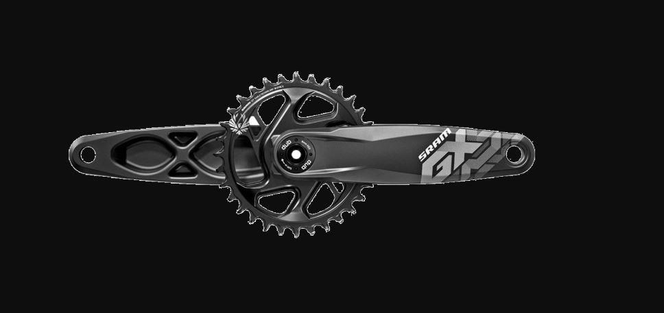 SRAM GX Eagle Fat Bike 5" Dub 12 Speed Direct Mount Crank Set (Dub Cups/Bearings Not Included) product image