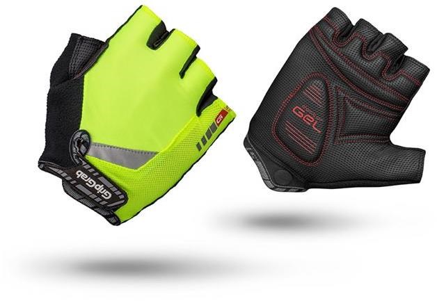 GripGrab ProGel Hi Vis Mitts / Short Finger Cycling Gloves product image