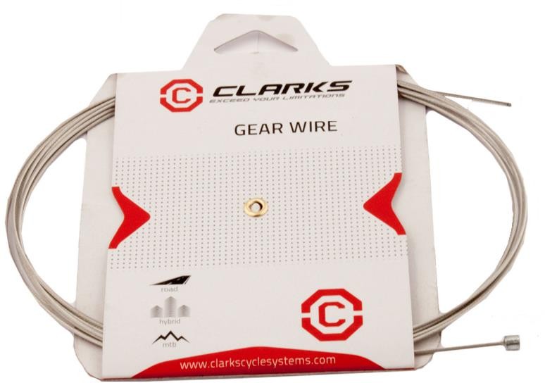 Clarks Stainless Steel MTB/Hybrid/Road Gear Cable | Tredz Bikes | gearkabler og wire
