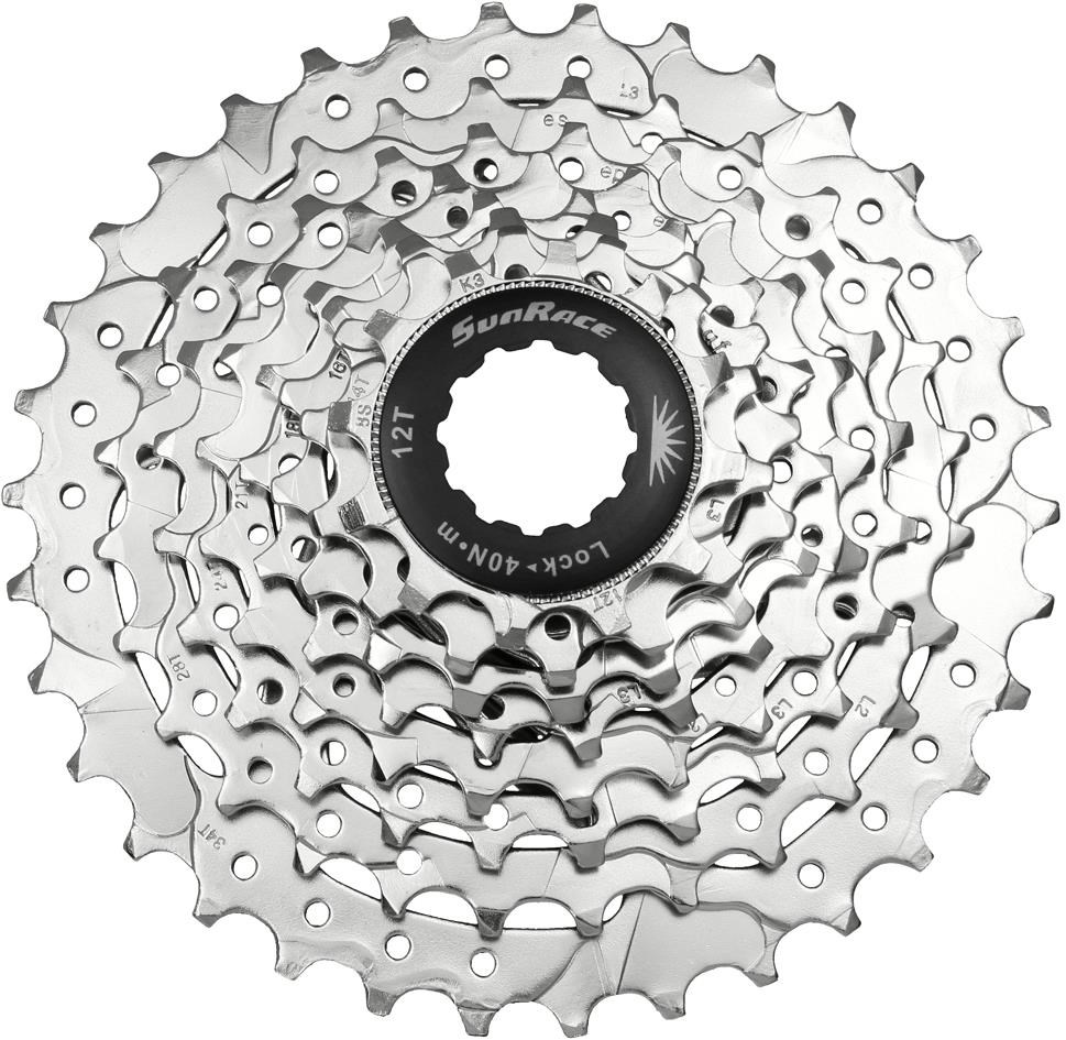 SunRace 8 Speed 11-32T Nickel Cassette product image