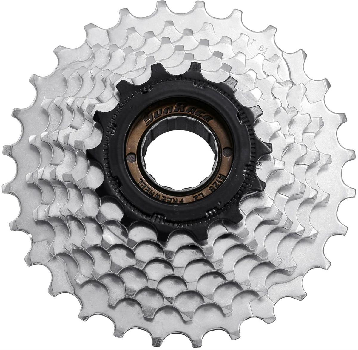 SunRace 7 Speed 14-28T Zinc Freewheel Cassette product image