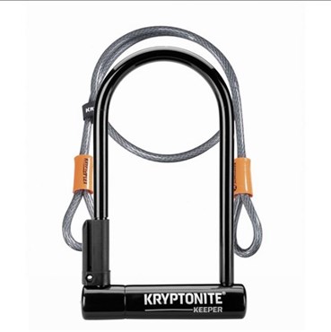 Kryptonite Keeper 12 Standard with  Flex - Sold Secure Silver