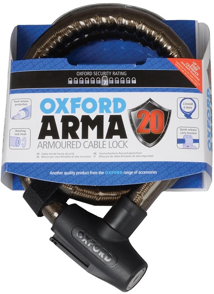 Oxford Arma 20 Armoured Cable Lock product image
