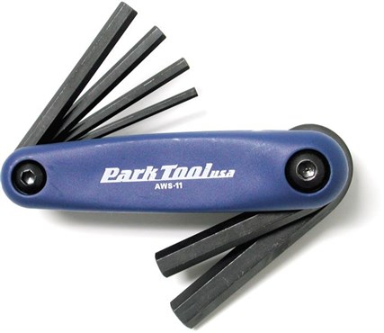 Park Tool AWS11C Fold-up Hex Wrench Set: 3-6/8/10 mm