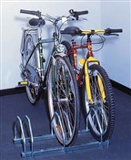 Mottez 3 Bike Floor Mount Storage Rack