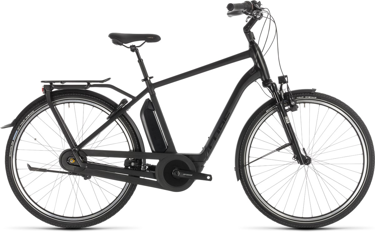 Cube Town Hybrid EXC 400 Black Edition 2019 - Electric Hybrid Bike product image