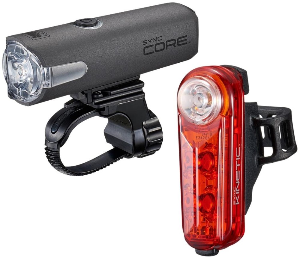 Sync Core & Kinetic Front & Rear USB Rechargeable Bike Light Set image 0