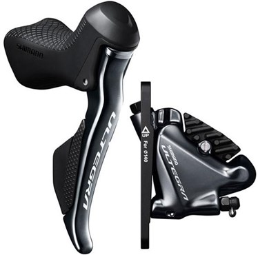 Shimano ST-R8070 Bled Hydraulic Disc Flat Mount Calliper Di2 E-tube STI Set
