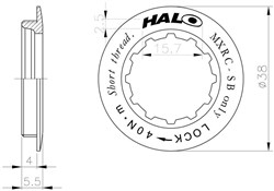 Halo MXRC Cassette Lockring