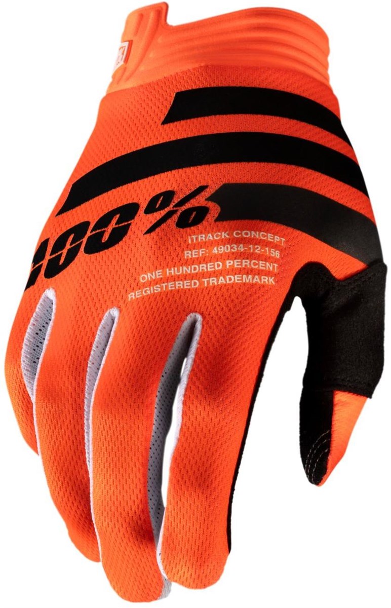 100% iTrack Youth Long Finger Gloves product image