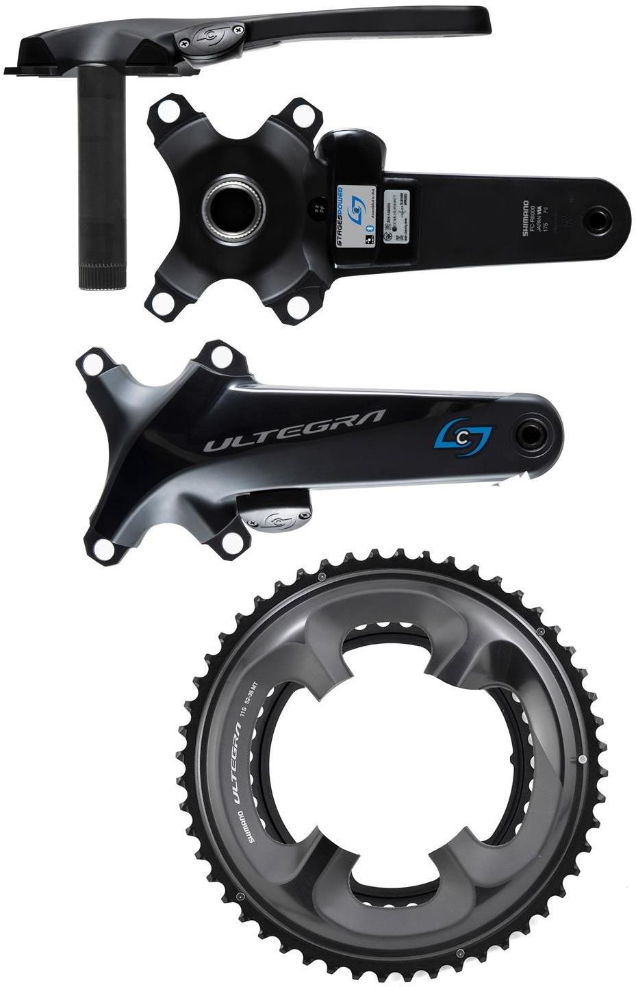 Power G3 Right Arm Only Power Meter with Chainrings image 0