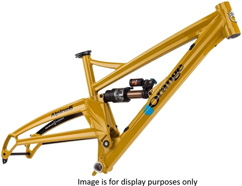 orange mtb frame