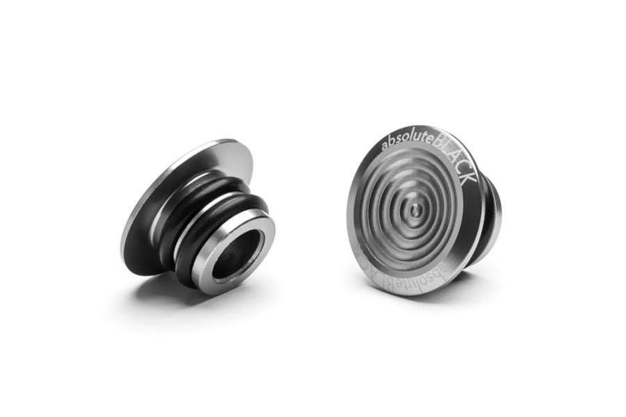 absoluteBLACK Aluminium Bar Plugs Tredz Bikes