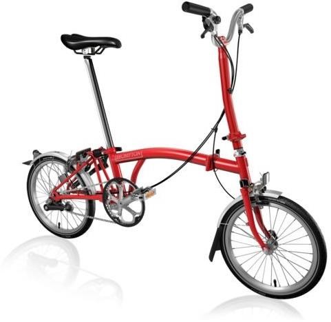 Brompton H3L - Red 2019 - Folding Bike product image
