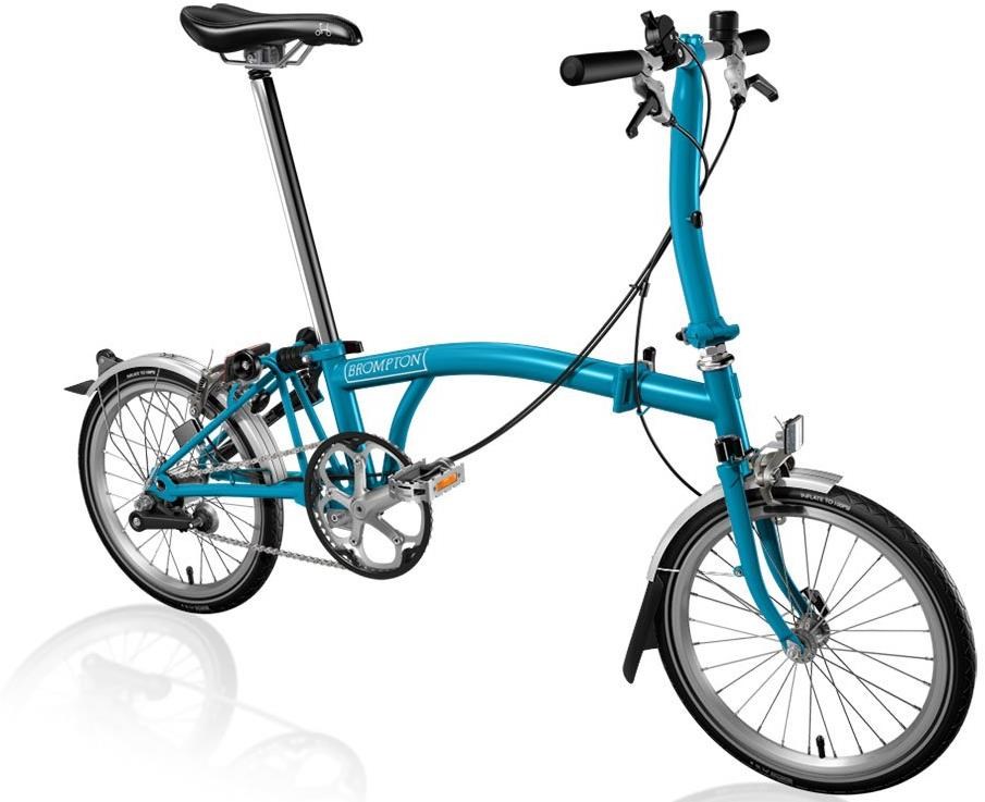 Brompton S3L - Lagoon Blue 2019 - Folding Bike product image