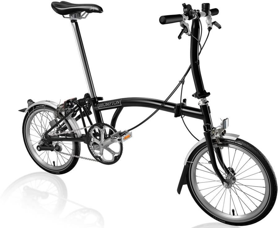 Brompton S3L - Black 2020 - Folding Bike product image