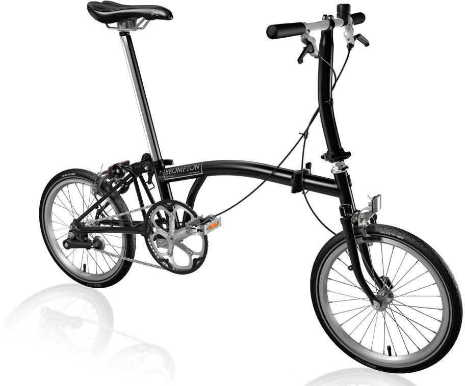 Brompton S1E - Black 2020 - Folding Bike product image