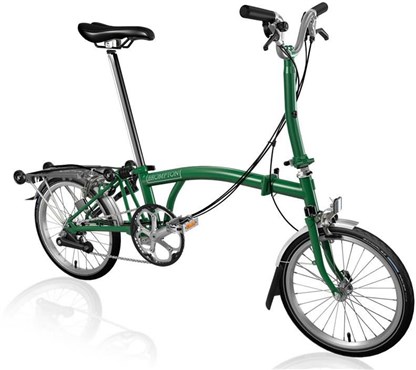 Tredz - Brompton M6R Racing | Foldecykler Brompton M6R - Racing Green 2019 - Folding Bike | Foldecykler