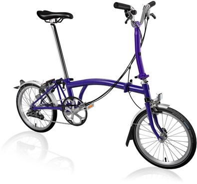 Tredz - Brompton M6L Metallic | Foldecykler Brompton M6L - Purple Metallic 2019 - Folding Bike | Foldecykler
