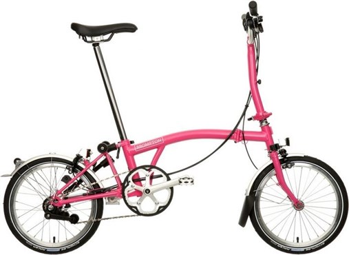 brompton bike pink